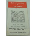 Carte d'Excursions de l'Est Vaudois - 1972 Association du Mandement de Bex