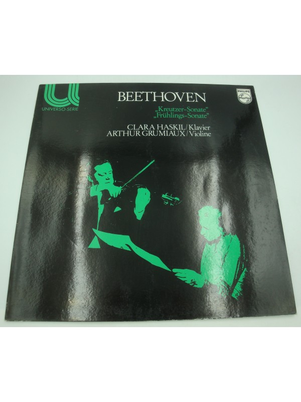 HASKIL/GRUMIAUX kreutzer-sonate/fruhlings sonate BEETHOVEN LP Philips