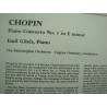 GILELS/ORMANDY/PHILADELPHIA piano concerto 1 CHOPIN LP 1967 CBS GILELS/ORMANDY/PHILADELPHIA piano concerto 1 CHOPIN LP 1967 CBS