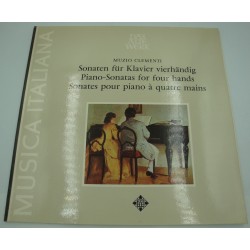 GINO GORINI/LORENZI sonates pr piano à quatre mains MUZIO CLEMENTI LP 1968 Telefunken
