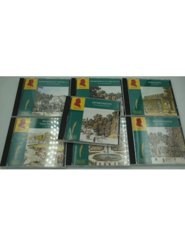 MOZART EDITION serenades and divertimenti for winds 7CD's - Brillant Classics