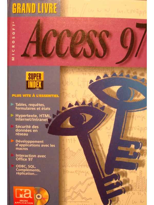 BAR/BAUDER grand livre access 97 MICRO-APPLICATION 1997 informatique EX++