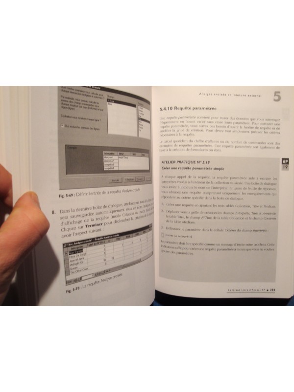 BAR/BAUDER grand livre access 97 MICRO-APPLICATION 1997 informatique EX++