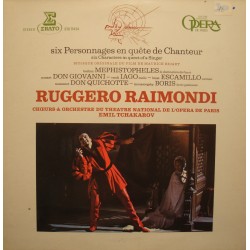 TCHAKAROV/OPERA DE PARIS six personnages en quete de chanteur RAIMONDI LP 1982 VG+
