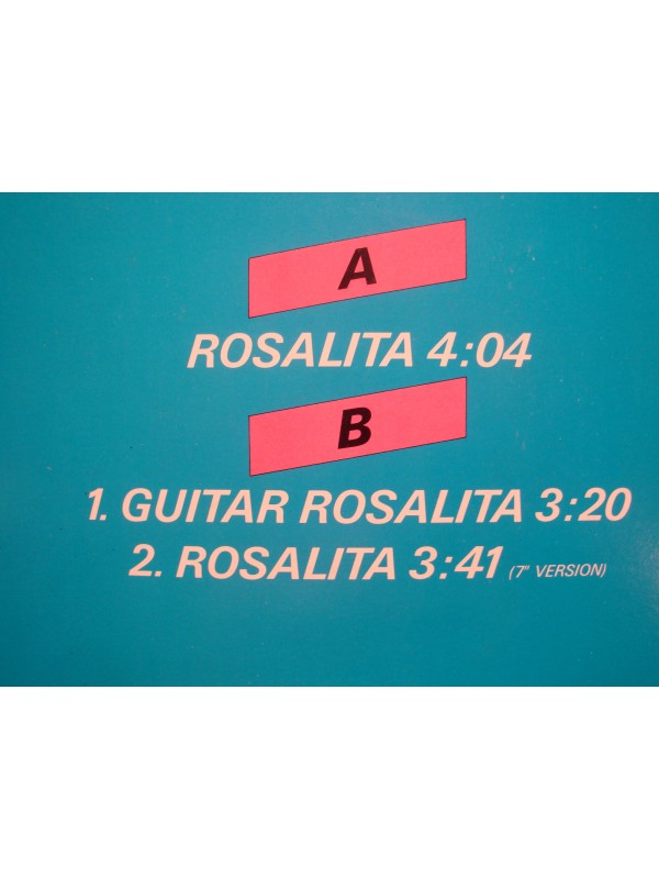 BELLA COMPAGNIA rosalita/guitar rosalita MAXI 1985 CBS EX++