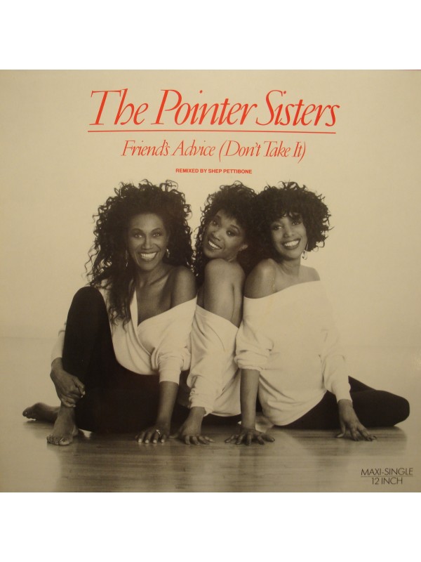 THE POINTERS SISTERS friends' advice/do your own thing dub MAXI 1990 MOTOWN VG++