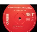 MARVIN SCOTT AND KARINA if you love me/have you seen MAXI 1988 CARRERE VG++