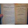 LA BRUYERE les caractères + etude FREDERIC GODEFROY 1874 GAUME RARE++ LA BRUYERE les caractères + etude FREDERIC GODEFROY 1874 GAUME RARE++