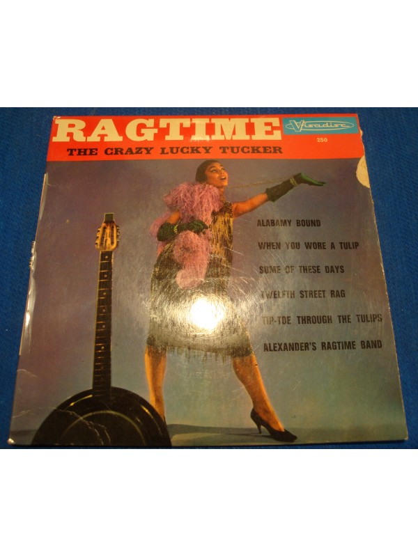 THE CRAZY LUCKY TUCKER ragtime EP VISADISC alabamy bound VG+