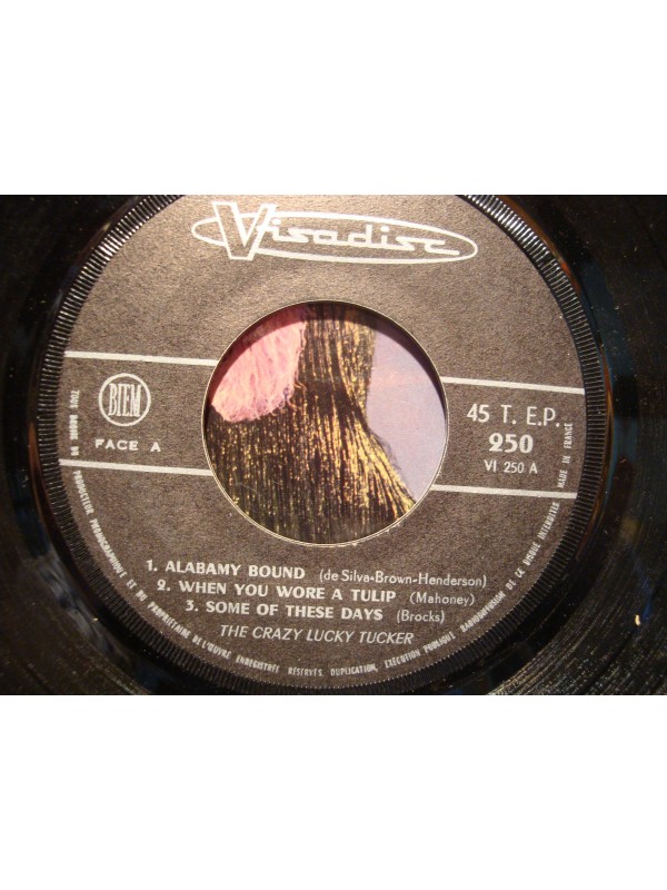 THE CRAZY LUCKY TUCKER ragtime EP VISADISC alabamy bound VG+
