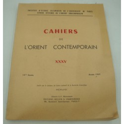 CAHIERS de l'Orient...