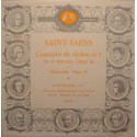 MAURITS VAN DEN BERG/KAUFMAN concerto violon 3/havanaise SAINT-SAENS LP25cm  VG++