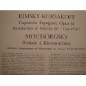 VICTOR DESARZENS capriccio espagnol/prelude à khovantchina RIMSKY-KORSAKOFF LP VG++