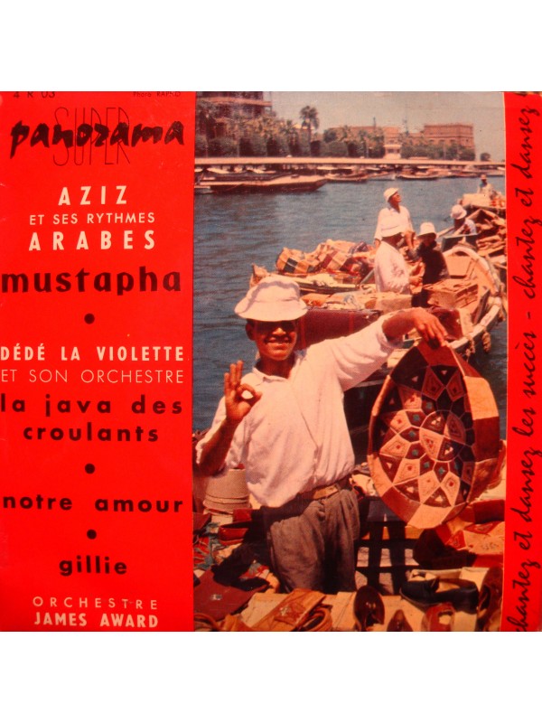 AZIZ mustapha DÉDÉ LA VIOLETTE java des croulants JAMES AWARD gillie EP VG+