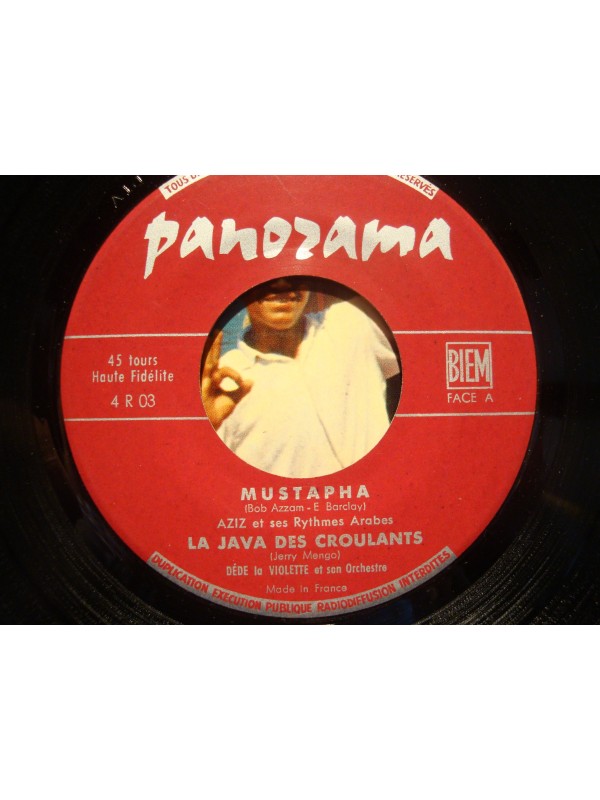 AZIZ mustapha DÉDÉ LA VIOLETTE java des croulants JAMES AWARD gillie EP VG+