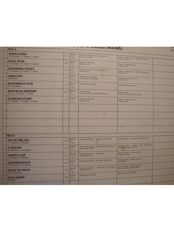 KOKA MEDIA VOL41 rock and roll music ILLUSTRATION SONORE LP 1986 EX++