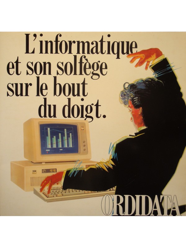 GABRIEL TACCHINO sonates n° 8/11/15/17 MOZART LP 1987 ORDIDATA publicité RARE NM++