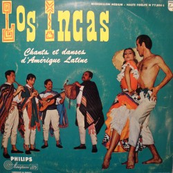 LOS INCAS chants et danses d'amerique latine LP PHILIPS RARE VG+