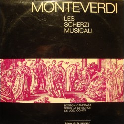 JOEL COHEN/BOSTON CAMERATA les scherzi musicali MONTEVERDI LP RARE EX++