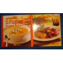 BIEN CUISINER BIEN VIVRE soupes et plats mijotés/viandes 2 LIVRES 2004 EX++
