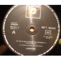 ANNINE je veux seulement un homme/instrumental MAXI 1986 PLATINE VG++