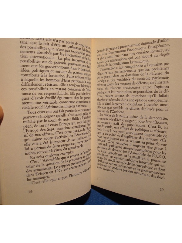 ASSEMBLÉE DE L'UNION DE L'EUROPE OCCIDENTALE six ans d'Europe à sept 1964 PARIS EX++