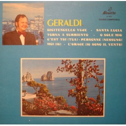 GERALDI dicitencello vuje/torna a surriento DÉDICACÉ LP ALOUETTE armand Canfora VG++