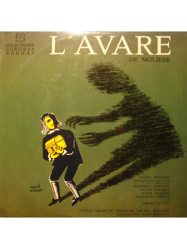 BOUQUET/DAUTUN/PATUREL/GAILLARD/BARROUX l'avare MOLIERE LP BORDAS diction VG++