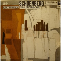 EDWARD STEUERMANN complete piano music SCHOENBERG LP COLUMBIA USA Deardoff VG++
