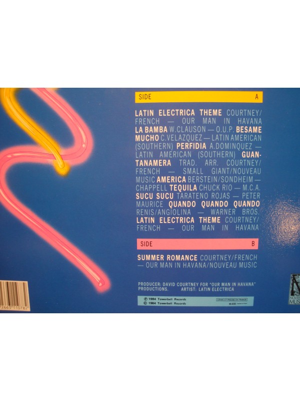 LATIN ELECTRICA theme (medley)/summer romance MAXI 12" 1984 VOGUE EX++