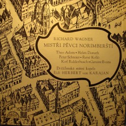 KARAJAN/DRAZDANSKA STATNI/ADAM/DONATH mistri pevci norimbersti WAGNER 5LP'S VG++