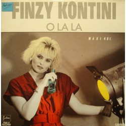 FINZY KONTINI o la la/bass & drums 2 MAXI 1986 JULISA VG++