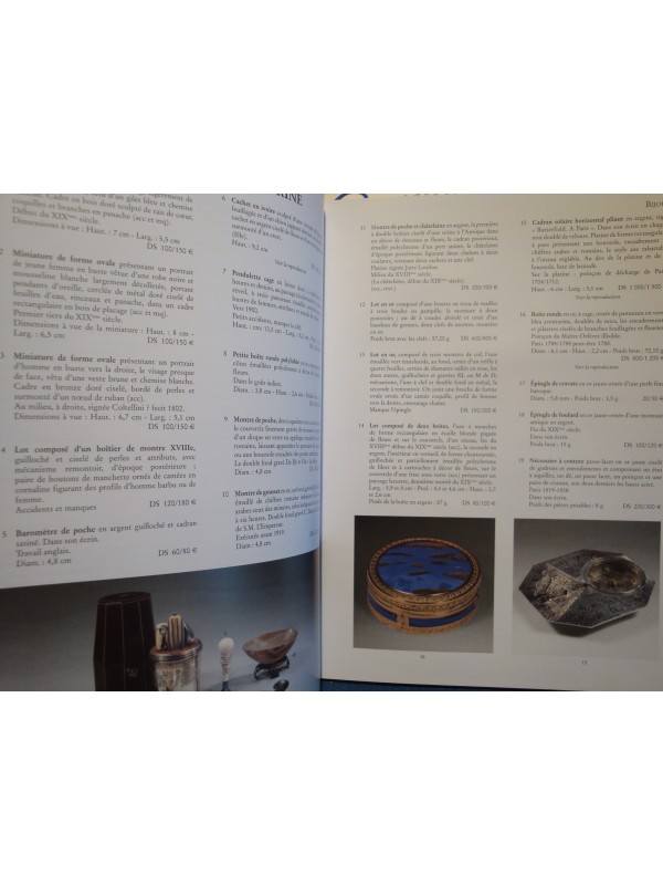 MATHIAS/RIBEYRE/FARRANDO LEMOINE catalogie 2010 DROUOT bijoux/tablaux/tapis EX++