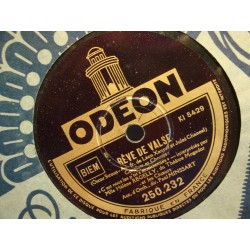 CLEZIO/GILLES/MINSSART reve de valse 78T Odéon VG++