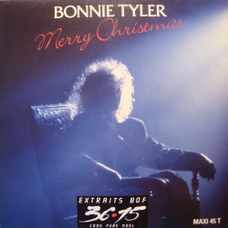 BONNIE TYLER merry christmas/funky christmas BO 3615 PERE NOEL MAXI Promo VG++
