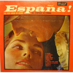 THE SYMPHONY OF STRINGS espana LP 1964 ALLEGRO fiery music of Spain VG++