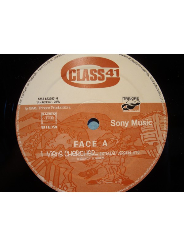 CLASS 41 viens chercher (3 versions) MAXI 12" 1996 VG++