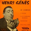 HENRI GÉNÈS el coryza/t'épier/a la garenne bezons/batistini EP 7" 1956 Pacific EX++