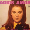 SHEILA adios amor/le jour le plus beau de l'été/porte en bois EP 7" 1967 Philips VG++