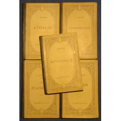 RACINE plaideurs/esther/britannicus/athalie/andromaque Hachette 1918 Theatre++