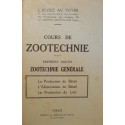 L'ECOLE AU FOYER cours de zootechnie T1 Production/alimentation Bétail 1943 RARE++